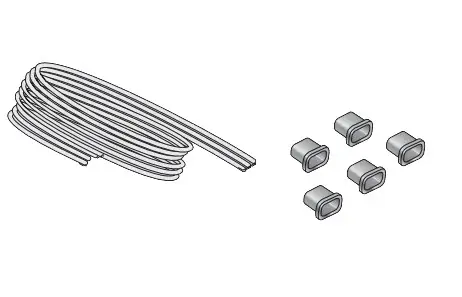 Best Price Blum SERVO-DRIVE Universal Cable Set with End Protectors 26' Long Black Blum Z10K800AE